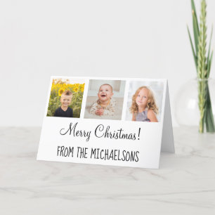 Merry Christmas Family Photo Holiday Card