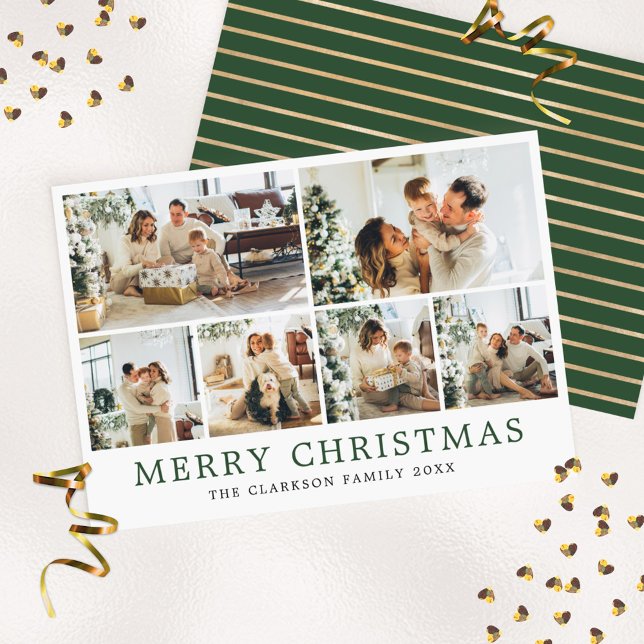 Merry Christmas Family Photo Holiday Card (Creator Uploaded)