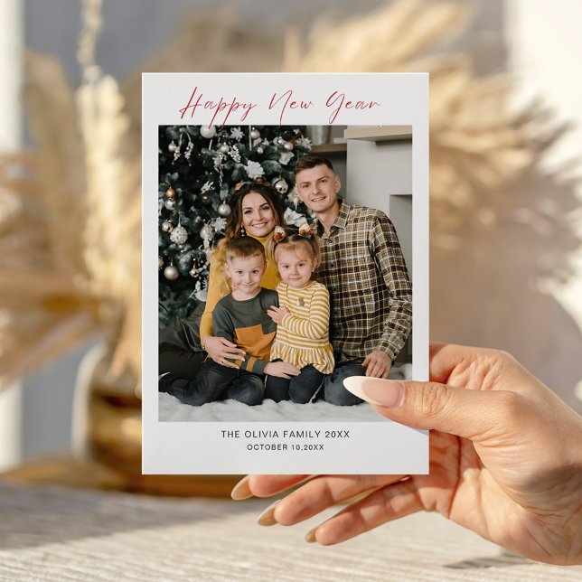 Merry Christmas Family Photo Holiday Card Template (Merry Christmas Family Photo Holiday Card Template)