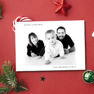 Merry Christmas Family Photo Picture Holiday Card