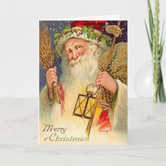 Merry Christmas, Father Christmas Holiday Card
