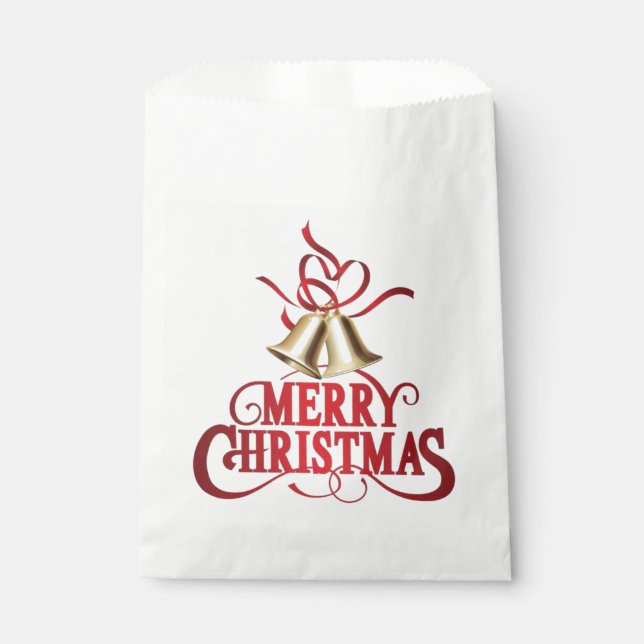 Merry Christmas  Favour Bags (Front)