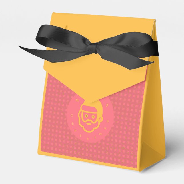Merry Christmas Favour Box (Front Side)