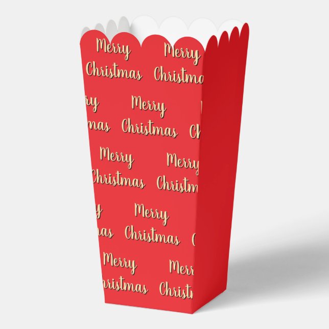 Merry Christmas  Favour Box (Front)