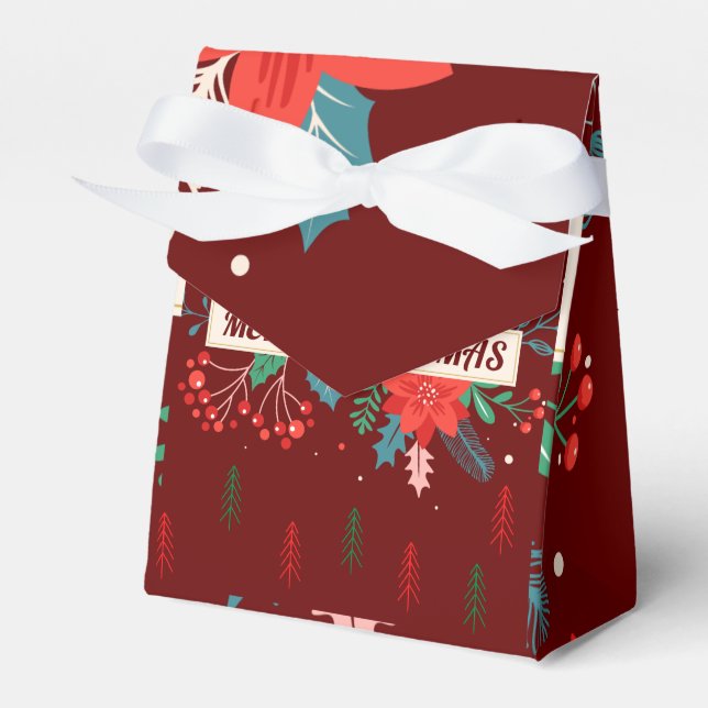 Merry Christmas  Favour Box (Front Side)