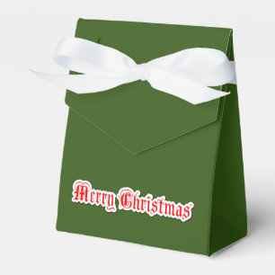 Merry Christmas Favour Box
