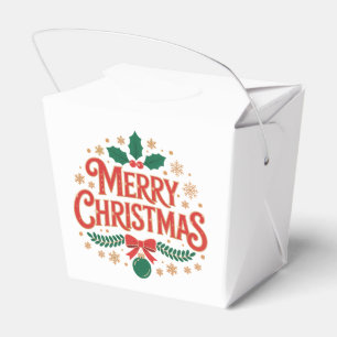 Merry Christmas Favour Box
