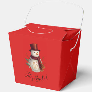 Merry Christmas Favour Box - Feliz Navidad