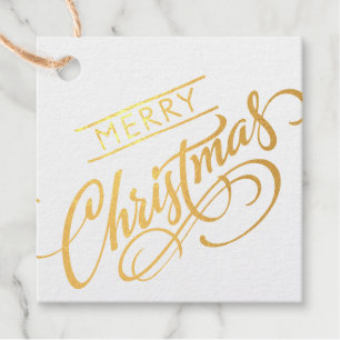 Merry Christmas Favour Tags