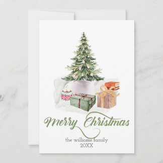 merry christmas festive cute stylish greeting card