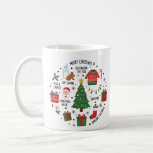 Merry Christmas   Festive Holiday for Family  Coffee Mug
