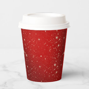 Merry Christmas Festive Holiday Gift Design Paper Cups