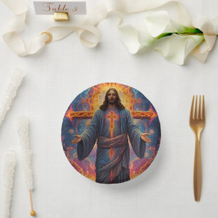Merry Christmas Festive Paper Plate