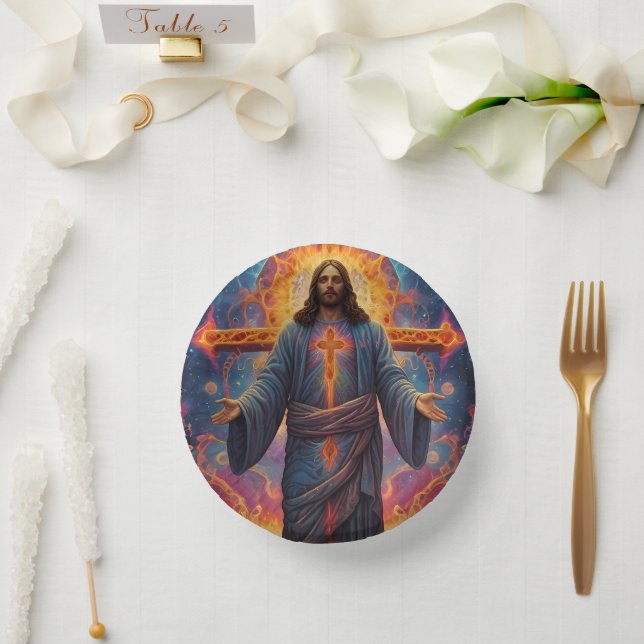 Merry Christmas Festive  Paper Plate (Wedding)