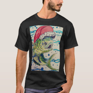 Merry Christmas Fishing T-Shirt