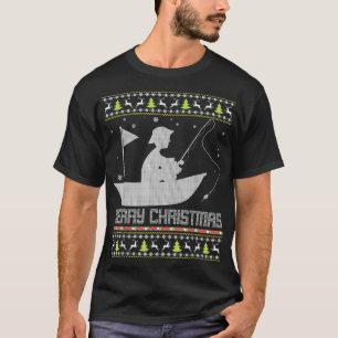 Merry Christmas Fishmas Fishing Ugly Sweater Fishm
