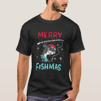 Merry Christmas Fishmas Funny Catfish Fisherman Xm