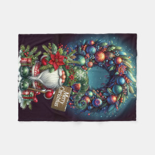 MERRY CHRISTMAS FLEECE BLANKET
