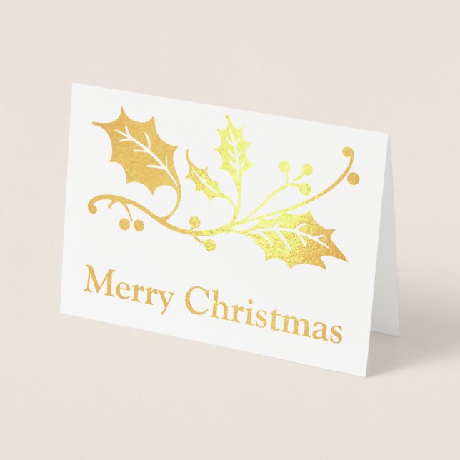 Merry Christmas Foil Card (Front)