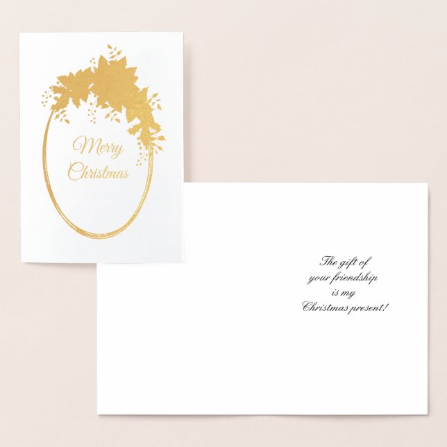 Merry Christmas Foil Card (Display)