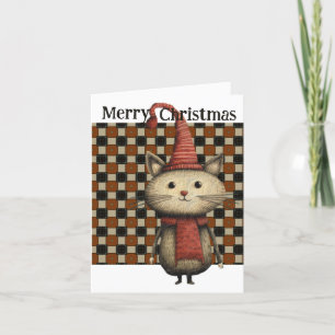 Merry Christmas Folded Holiday Card