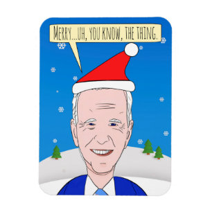 Merry Christmas For Anyone Forgetful President Magnet