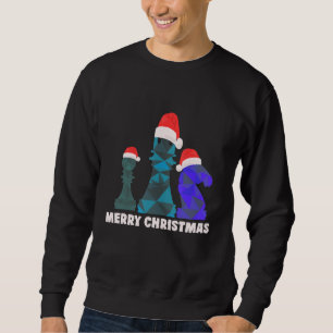 Merry Christmas For Chess  Men Women Kids Sweatshirt