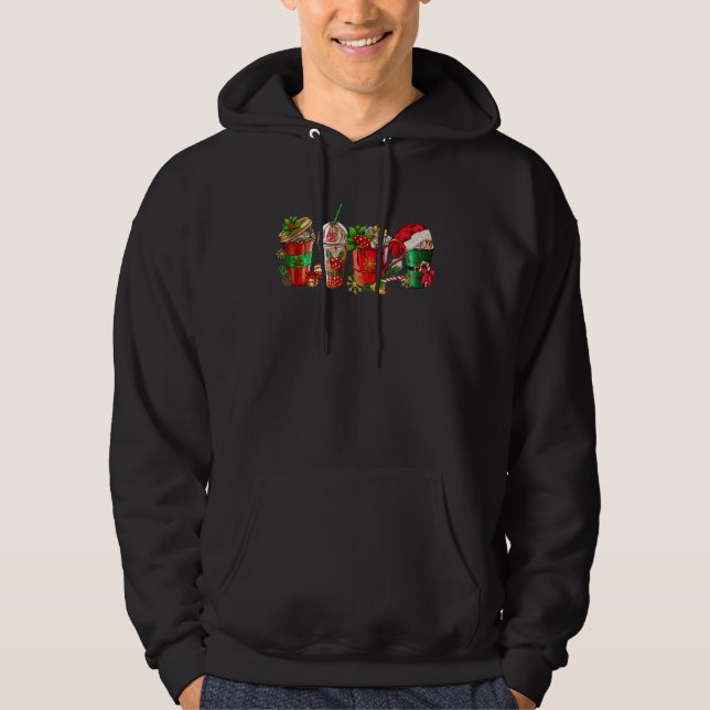 Merry Christmas For Women Coffee Christmas Coffee  Hoodie (Front)