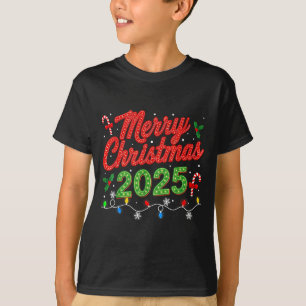 Merry Christmas For Women Men Boys Youth Xmas  T-Shirt