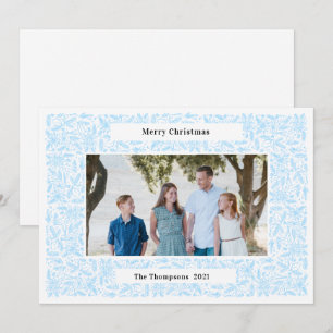 Merry Christmas Frame Holiday light Card