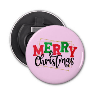 Merry Christmas Framed-80716 Bottle Opener