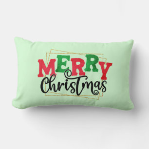 Merry Christmas Framed-80716 Lumbar Cushion