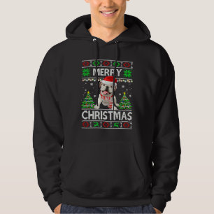 Merry Christmas French Bulldog Hoodie