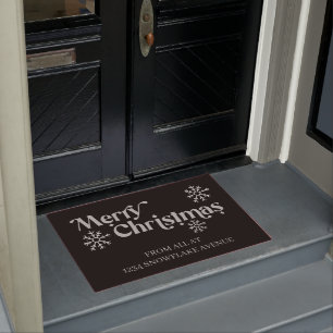 Merry Christmas from all at Address Snowflake  Doormat