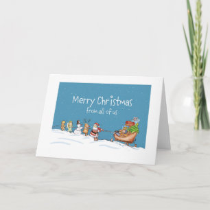 Merry Christmas from all of us Holiday Card