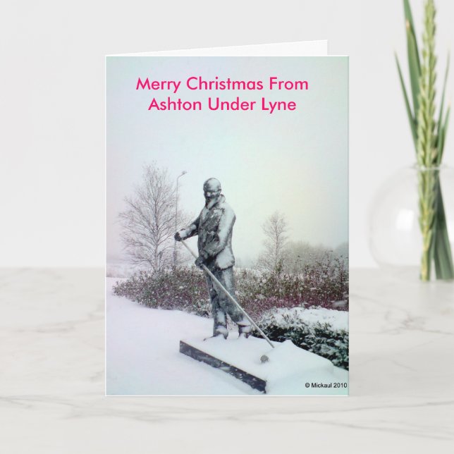 Merry Christmas From Ashton Under Lyne 23 Holiday Card (Front)