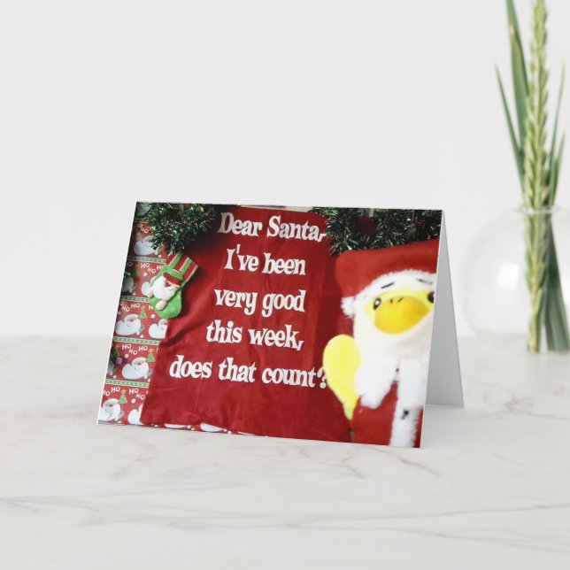 Merry Christmas from Danny Duck  Announcement (Front)