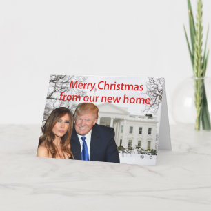 Merry Christmas from Donald and Melania Holiday Card