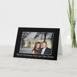 Merry Christmas from Donald and Melania Holiday Card