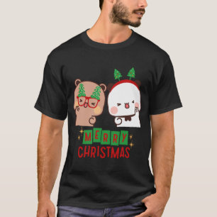 Merry Christmas From Dudu Bear And Bubu Panda T-Shirt