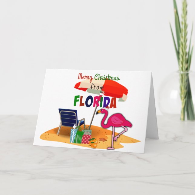 Merry Christmas from Florida Card (Front)