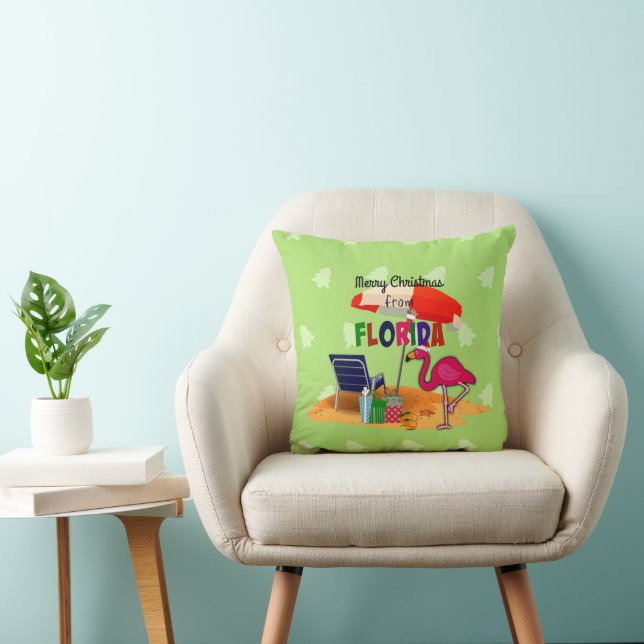 Merry Christmas from Florida Cushion (Chair)