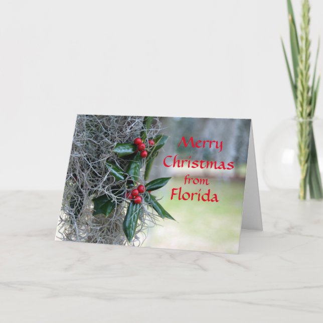 Merry Christmas from Florida Holiday Card (Front)