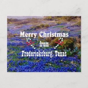 Merry Christmas from Fredericksburg, Texas Holiday Postcard