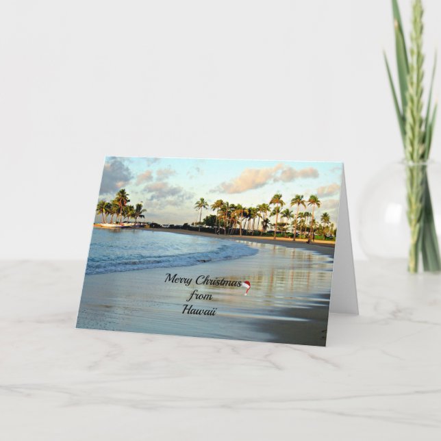 Merry Christmas from Hawaii Holiday Card (Front)