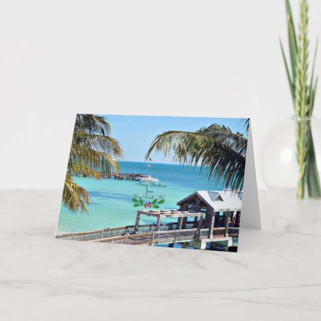 Merry Christmas from Key West, FL Card (Front)