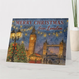 Merry Christmas from London Card