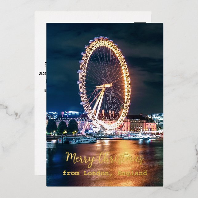 Merry Christmas from London England (Front/Back)