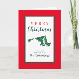 Merry Christmas from Maryland Card