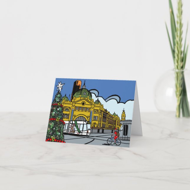 Merry Christmas from Melbourne Holiday Card (Front)